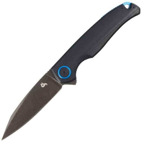 Nóż składany BlackFox Argus Black G10, Black Stone Washed D2 by Grigorii Matveev (BF-760) FOX
