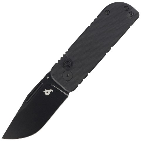 Nóż składany BlackFox NU-Bowie Black G10, Black Idroglider D2 by Keanu Alfaro (BF-758) FOX