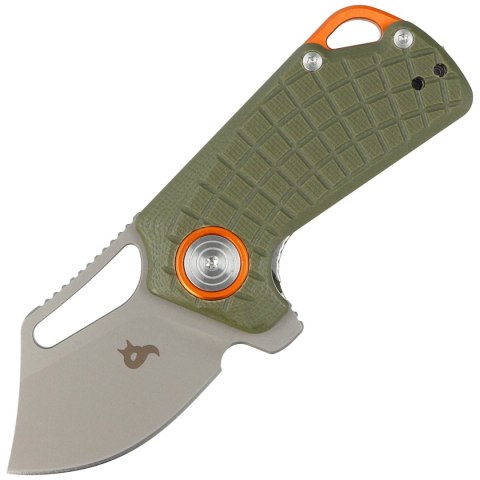 Nóż składany BlackFox Puck OD Green G10, Sand Blasted D2 by Grigorii Matveev (BF-761 OD) FOX