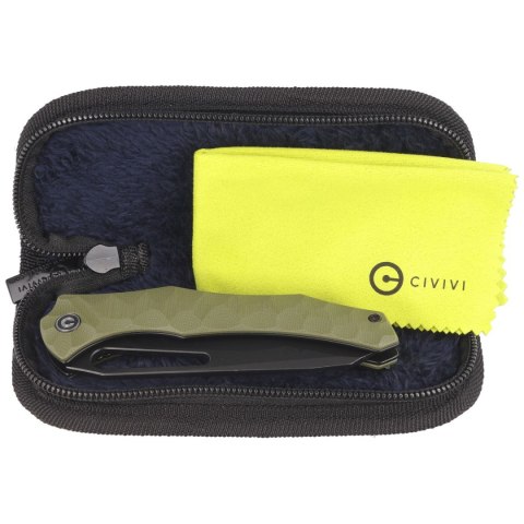 Nóż składany CIVIVI Spiny Dogfish Green G10, Black Stonewashed 14C28N by Gavko Knives (C22006-3) Civivi by WE Knife