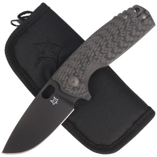 Nóż składany FOX Core Black Carbon Fiber, PVD Elmax by Jesper Voxnæs (FX-604 CF) FOX