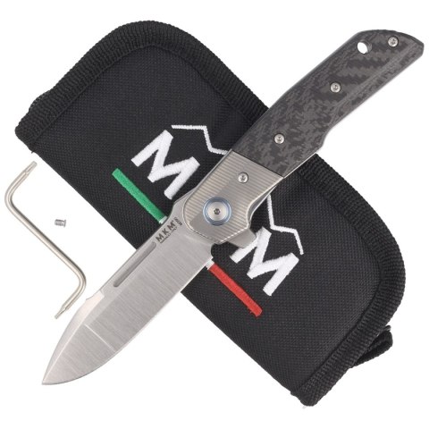 Nóż składany MKM Clap Carbon Fiber, Satin M390 by Bob Terzuola (MK LS01-CT) MKM - Maniago Knife Makers