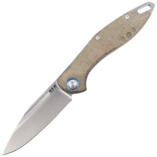 Nóż składany MKM Fara Green Canvas Micarta, Satin M390 by Lucas Burnley (MK MY01-GC) MKM - Maniago Knife Makers