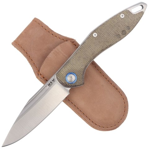 Nóż składany MKM Fara Green Canvas Micarta, Satin M390 by Lucas Burnley (MK MY01-GC) MKM - Maniago Knife Makers