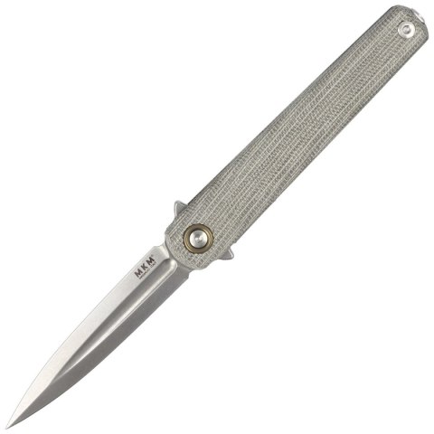 Nóż składany MKM Flame Light Dagger Green Micarta, Stonewashed M390 by Michael Zieba (MK FL02L-GC) MKM - Maniago Knife Makers