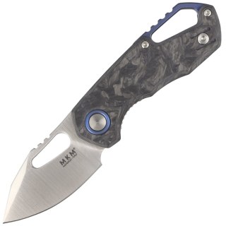 Nóż składany MKM Isonzo Clip Point Marbled Carbon Fiber, Satin M390 by Jesper Voxnæs (MK FX03M-3CM) MKM - Maniago Knife Makers