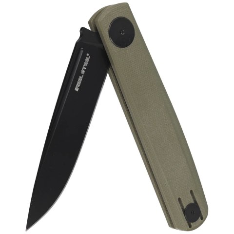 Nóż składany Real Steel Gslip Compact Green G10, Black VG-10 by Ostap Hel (7866) Real Steel