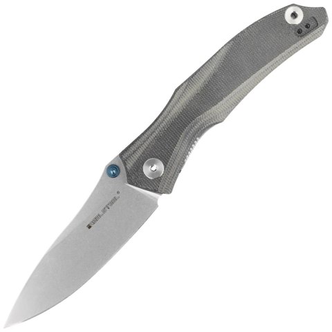 Nóż składany Real Steel Horus Black G10/Micarta, Stonewashed 14C28N by Uli Hennicke (7435) Real Steel