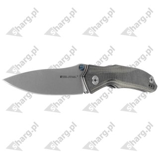Nóż składany Real Steel Horus Black G10/Micarta, Stonewashed 14C28N by Uli Hennicke (7435) Real Steel