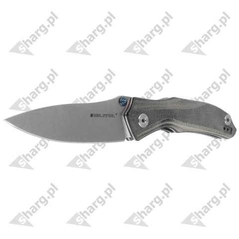 Nóż składany Real Steel Horus Black G10/Micarta, Stonewashed 14C28N by Uli Hennicke (7435) Real Steel