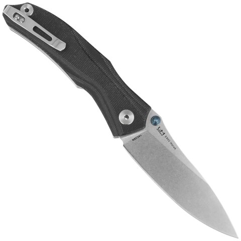 Nóż składany Real Steel Horus Black G10/Micarta, Stonewashed 14C28N by Uli Hennicke (7435) Real Steel