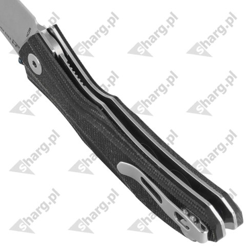 Nóż składany Real Steel Horus Black G10/Micarta, Stonewashed 14C28N by Uli Hennicke (7435) Real Steel