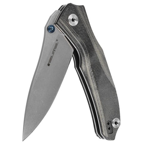 Nóż składany Real Steel Horus Black G10/Micarta, Stonewashed 14C28N by Uli Hennicke (7435) Real Steel