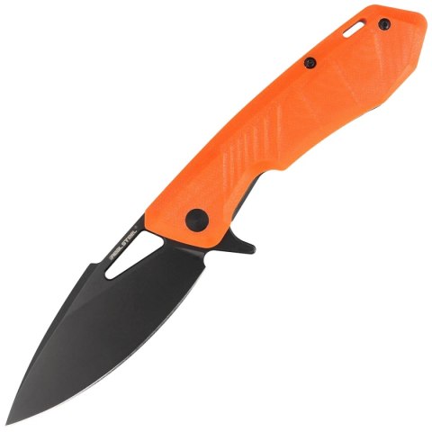 Nóż składany Real Steel Pelican Orange G10 / Black Steel, Black D2 by Aslan Zhanabayev (7922) Real Steel