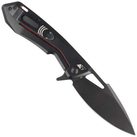 Nóż składany Real Steel Pelican Orange G10 / Black Steel, Black D2 by Aslan Zhanabayev (7922) Real Steel