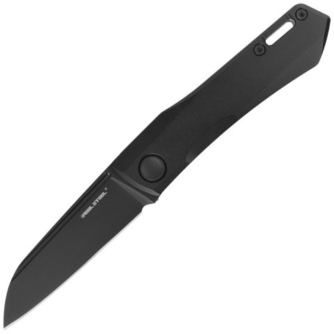 Nóż składany Real Steel Solis Black Titanium, Blackwash N690 by Poltergeist Work (7063B) Real Steel