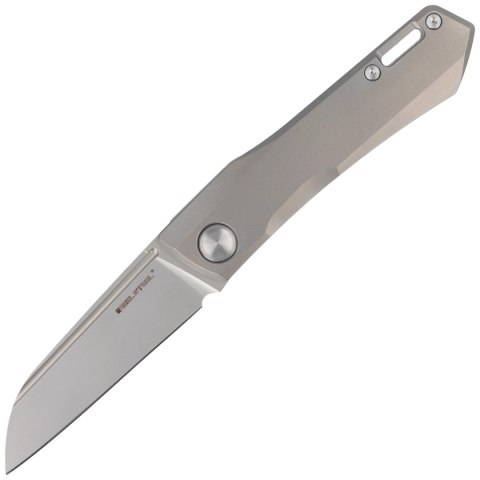 Nóż składany Real Steel Solis Gray Titanium, Satin N690 by Poltergeist Work (7061S) Real Steel