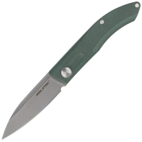 Nóż składany Real Steel Stella Green G10, Greywash VG-10 by Poltergeist Works (7054) Real Steel