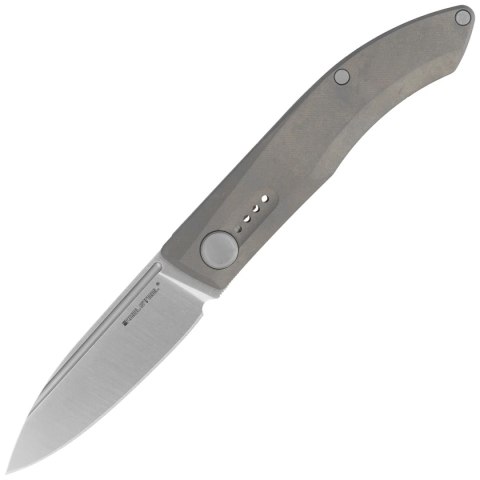 Nóż składany Real Steel Stella Premium Gray Titanium, Satin S35VN by Poltergeist Works (9052) Real Steel