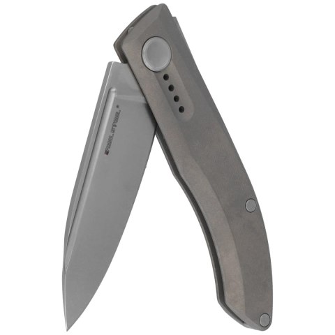 Nóż składany Real Steel Stella Premium Gray Titanium, Satin S35VN by Poltergeist Works (9052) Real Steel
