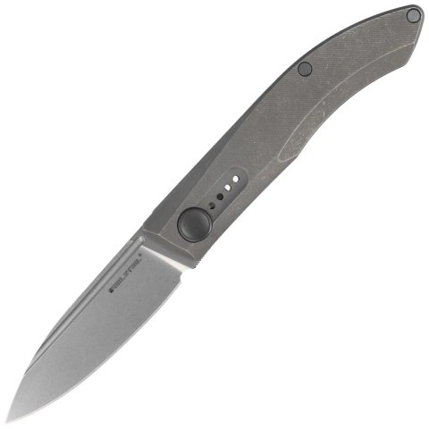 Nóż składany Real Steel Stella Premium Gray Titanium, Stonewashed S35VN by Poltergeist Works (9051) Real Steel