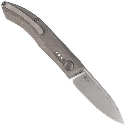 Nóż składany Real Steel Stella Premium Gray Titanium, Stonewashed S35VN by Poltergeist Works (9051) Real Steel