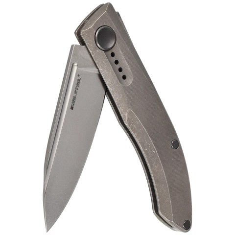 Nóż składany Real Steel Stella Premium Gray Titanium, Stonewashed S35VN by Poltergeist Works (9051) Real Steel