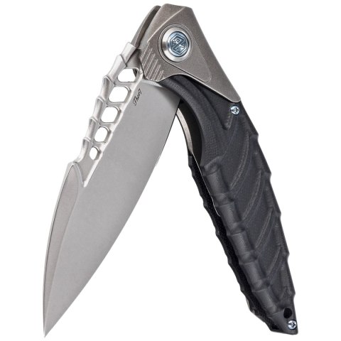 Nóż składany RikeKnife Thor 7 Integral Titanium/Black G10, Satin 154CM (RK-THOR7-B) RikeKnife Co. Ltd.