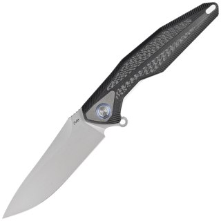 Nóż składany RikeKnife Tulay Integral Black G10/Carbon Fiber, Satin 154CM (RK-TULAY-B/CF) RikeKnife Co. Ltd.