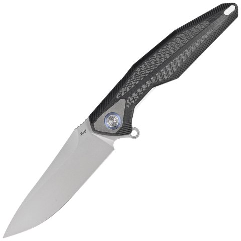 Nóż składany RikeKnife Tulay Integral Black G10/Carbon Fiber, Satin 154CM (RK-TULAY-B/CF) RikeKnife Co. Ltd.