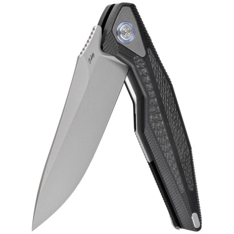 Nóż składany RikeKnife Tulay Integral Black G10/Carbon Fiber, Satin 154CM (RK-TULAY-B/CF) RikeKnife Co. Ltd.