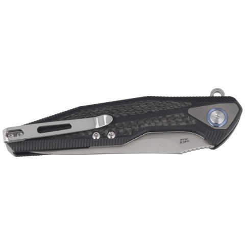 Nóż składany RikeKnife Tulay Integral Black G10/Carbon Fiber, Satin 154CM (RK-TULAY-B/CF) RikeKnife Co. Ltd.