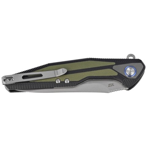 Nóż składany RikeKnife Tulay Integral Black G10/OD Green G10 Inlay, Satin 154CM (RK-TULAY-BOG) RikeKnife Co. Ltd.