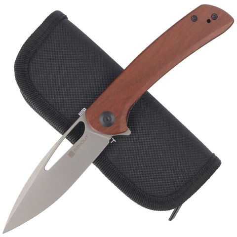 Nóż składany Sencut Honoris Cuibourtia Wood, Gray Stonewashed 9Cr18MoV (SA07A) Sencut by We Knife