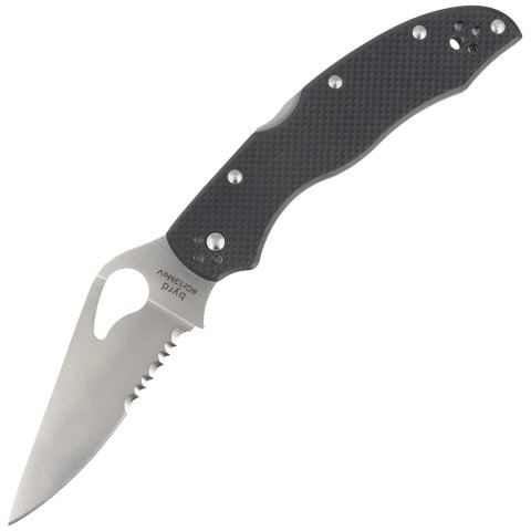 Nóż składany Spyderco Byrd Harrier 2 Black G-10, Combo Edge 8Cr13MoV (BY01GPS2) Spyderco Inc.