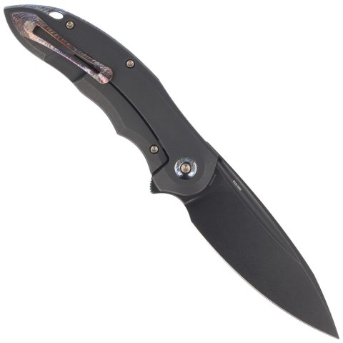 Nóż składany WE Knife Makani LE No 019/300 Black Titanium, Black Stonewashed CPM 20CV by Anton Tkachenko (WE21048-1) WE Knife