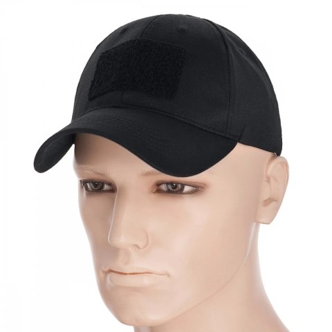 Czapka z daszkiem M-Tac Flex Rip-Stop z Velcro, Black (40534002) M-TAC