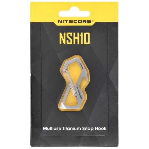 Karabińczyk NiteCore Multiuse Titanium Snap Hook (NSH10) NiteCore