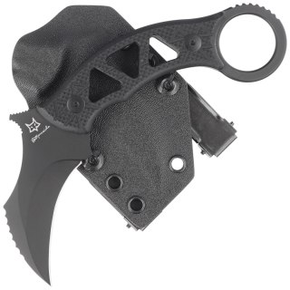 Nóż FOX Tribal K Karambit Black G10, Black Top Shield N690Co by Doug Marcaida (FX-803) FOX