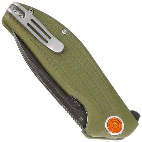 Nóż składany BlackFox Acutus OD Green G10, Black PTFE D2 by Grigorii Matveev (BF-764 OD) FOX
