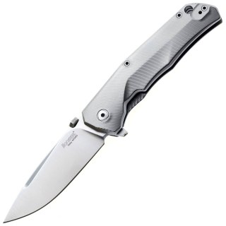 Nóż składany LionSteel T.R.E. Grey / Bronze Titanium, Stone Washed M390 by Molletta (TRE BR) LionSteel