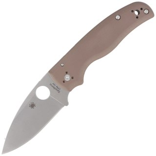 Nóż składany Spyderco Shaman Sprint Run Brown G10, Stonewashed CPM 15V by Sal Glesser (C229GPBN15V) Spyderco Inc.
