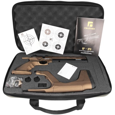 Pistolet wiatrówka PCP Reximex RP Bronze 5.5 mm z regulatorem Reximex