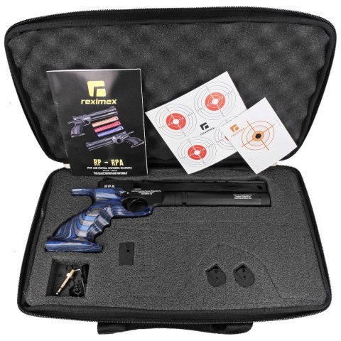 Pistolet wiatrówka PCP Reximex RPA Blue Laminated 5.5 mm z regulatorem Reximex