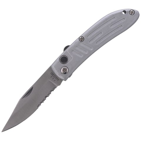 Nóż automatyczny Everts Solingen Predator Grey Aluminium, Satin AISI 420C (501905) Everts Solingen