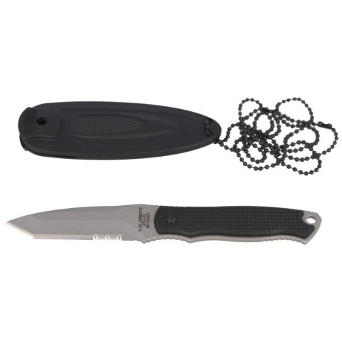 Nóż na szyję Herbertz CJH Neck Knife Black ABS, Satin 420 (103407) Herbertz GmbH