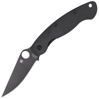 Nóż składany Spyderco Military Black G10, Black DLC CPM S30V by Sal Glesser (C36GPBK) Spyderco Inc.