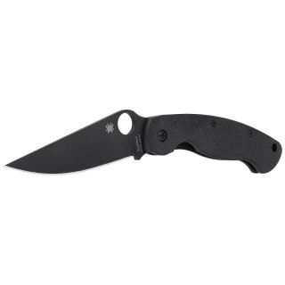 Nóż składany Spyderco Military Black G10, Black DLC CPM S30V by Sal Glesser (C36GPBK) Spyderco Inc.
