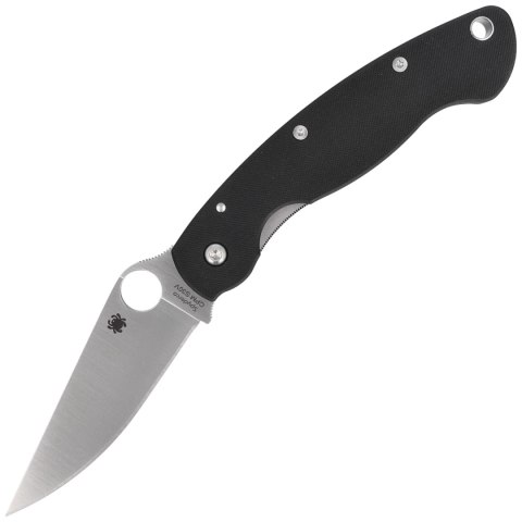 Nóż składany Spyderco Military Black G10, Satin CPM S30V by Sal Glesser (C36GPE) Spyderco Inc.