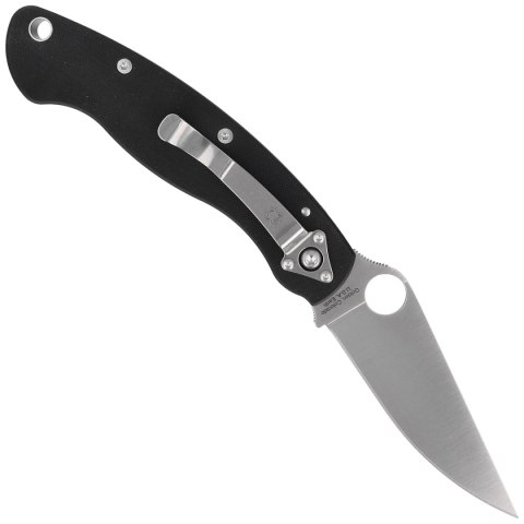 Nóż składany Spyderco Military Black G10, Satin CPM S30V by Sal Glesser (C36GPE) Spyderco Inc.